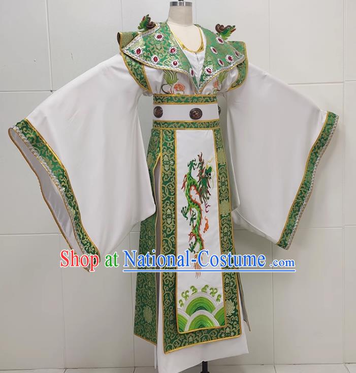 Green Drama Big Sleeved Xiaosheng Clothes Ancient Costumes Yue Opera Huangmei Opera Costumes Taiwan Costumes Local Ethnic Opera Costumes