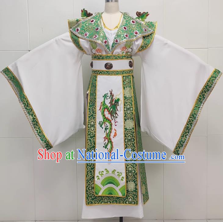 Green Drama Big Sleeved Xiaosheng Clothes Ancient Costumes Yue Opera Huangmei Opera Costumes Taiwan Costumes Local Ethnic Opera Costumes