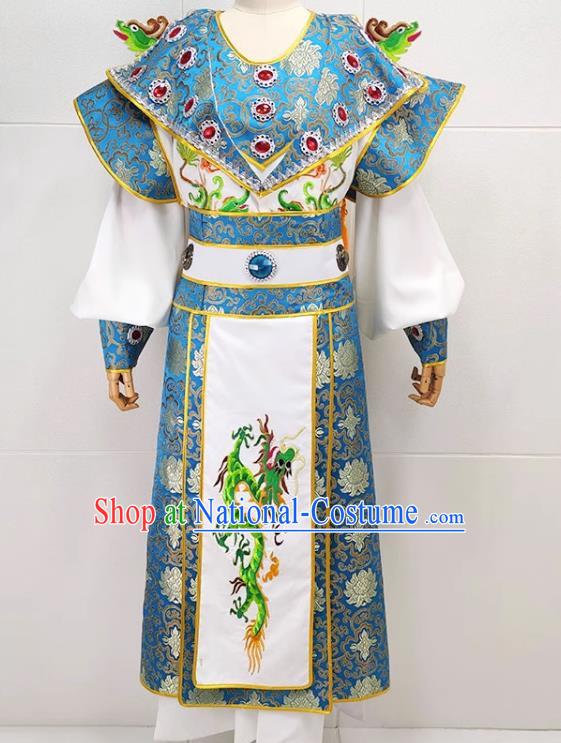 Blue Drama Big Sleeved Xiaosheng Clothes Ancient Costumes Yue Opera Huangmei Opera Costumes Taiwan Costumes Local Ethnic Opera Costumes