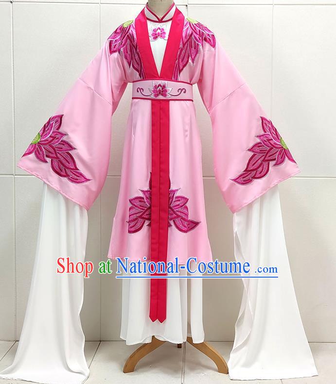 Drama Costumes Ancient Costumes Yue Opera Huangmei Opera Costumes Gezi Opera Chaozhou Opera Hua Dan Long Water Sleeves Embroidered Nun Clothes