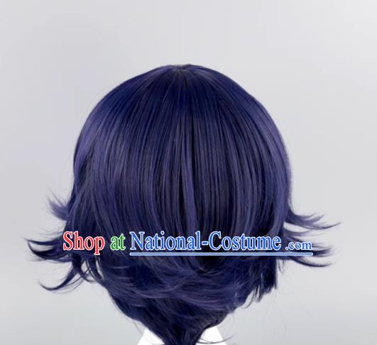 New Danganronpa V3 Ouma Kokichi Black And Purple Gradient Color Style Reversed Cos Wig