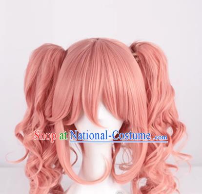 Tamamo Mae FGO Tamamo Cat Fate Double Ponytail JK Uniform Cosplay Wig