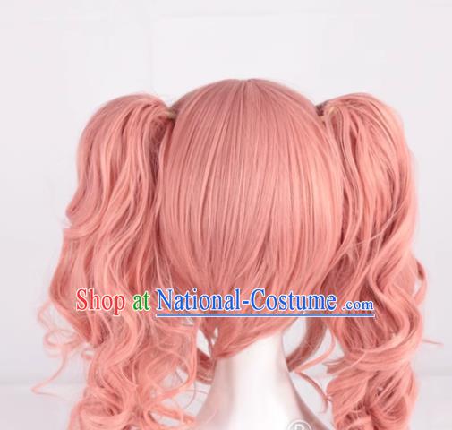 Tamamo Mae FGO Tamamo Cat Fate Double Ponytail JK Uniform Cosplay Wig