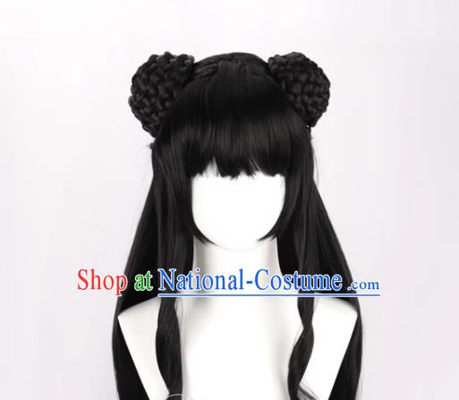 Ancient Style Costume COS Hanfu Skirt Jacket Skirt Girl Wig Headgear Mo Dao Jiang Yanli COS Wig