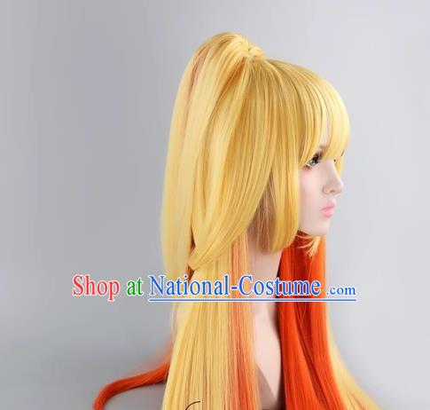 Gongsun Lihuan Dance Linglong Gong Changsheng Shu Sanlu Jinghong Dance Main Body Ponytail Cosplay Wig