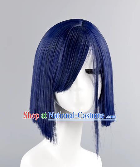 Blue Short Straight Hair DARLING In The FRANXX 015berry Berry Conscience Cos Wig