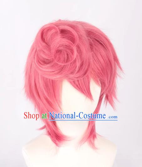 JOJO Bizarre Adventure Golden Wind Rose Pink Trish Una Cosplay Wig