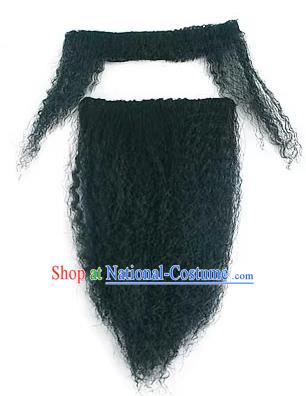 Li Bai Beard Props Li Bai Hat Costume Hanfu Scholar Old Man Fake Beard Grandpa Fake Beard Stage Performance