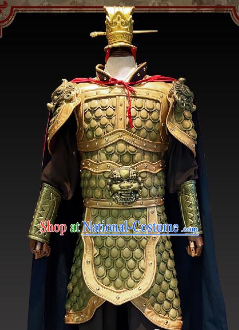 Chinese Han Dynasty General Armor Set Ancient Warrior Lv Bu Monkey King Sun Wukong Outfit