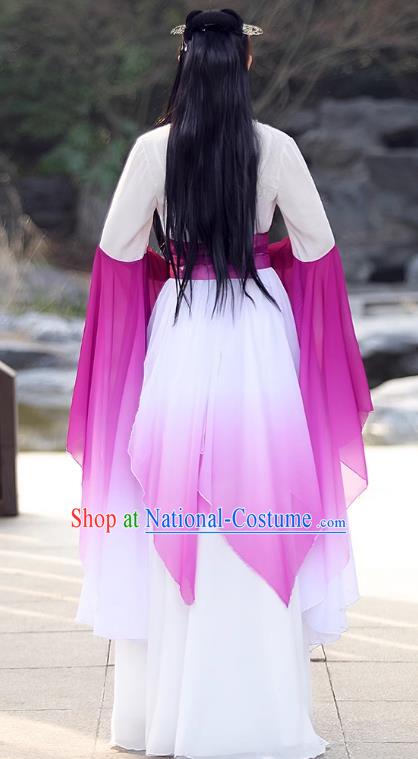 Purple Fairy Dress China Han Dynasty Princess Costume Ancient Hanfu Classical Dance Clothing