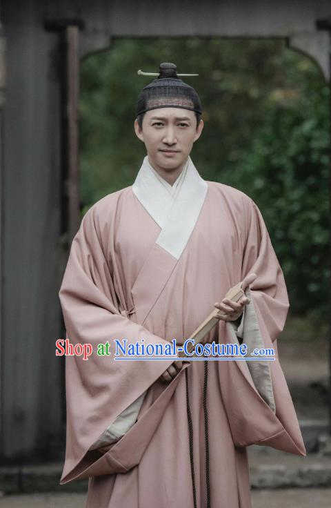 China Ancient Scholar Costumes Traditional Ming Dynasty Hanfu Under The Microscope Lawyer Cheng Renqing Clothing