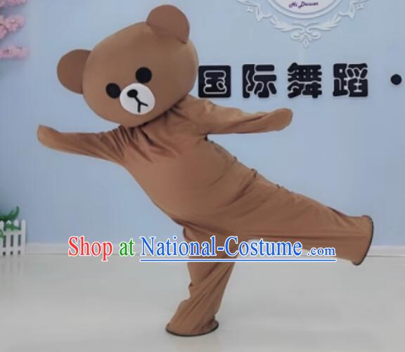 Mascot Bear Uniform Customized Walking Animal Bear Mascot Costume Handmade Cosplay Costume