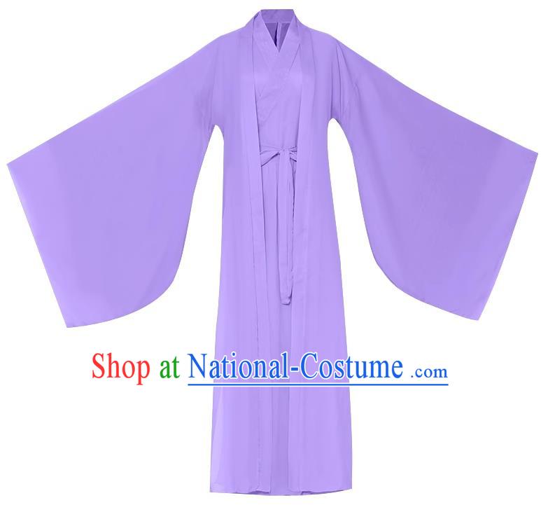 Purple Dress China Ancient Fairy Costume Song Dynasty Young Lady Clothing Traditional Hanfu Complete Set