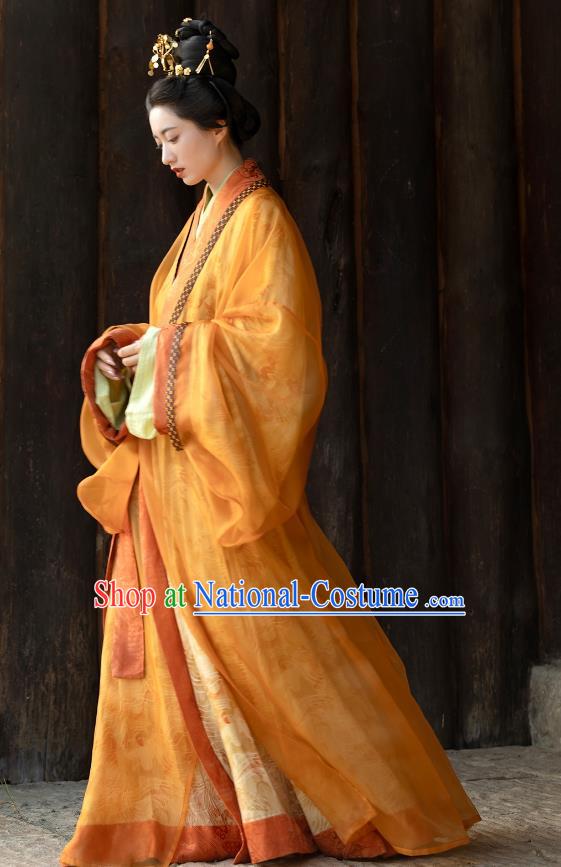 China Traditional Hanfu Dresses Ancient Palace Lady Clothing Jin Dynasty Court Empress Costumes