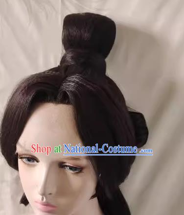 Front Hand Hook Wig Front Lace Brown Style COSPLAY Women Three Kingdoms Killing Wu Ran