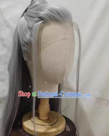 Front Hook Front Lace Wig Sauvignon Blanc Liu Nan Silver Gray Costume