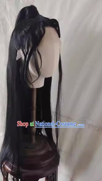 Wig Costume Female Chi Ming Dao Niang Hair Customized Long Hair Half Tied Without Tip Front Hand Hook Lace Headgear Props