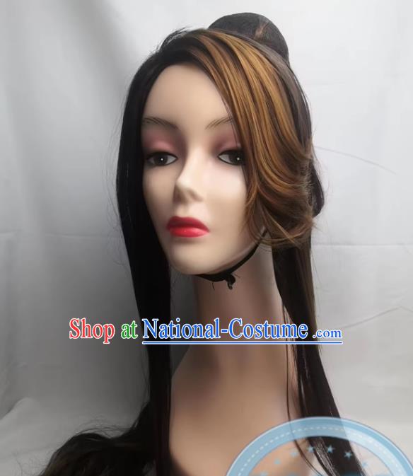 COSPLAY Cookie Run Kingdom Caramel Arrow Anime Wig