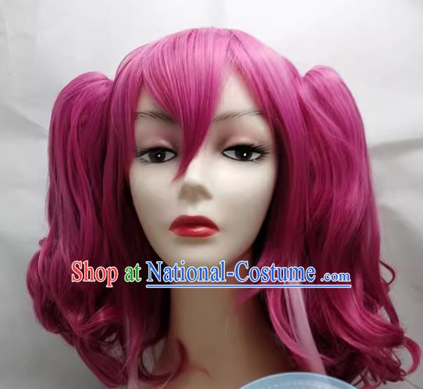 Yu Gi Oh ARC V COS Hiiragi Yuzu COSPLAY Fake Hair Wig Custom Made