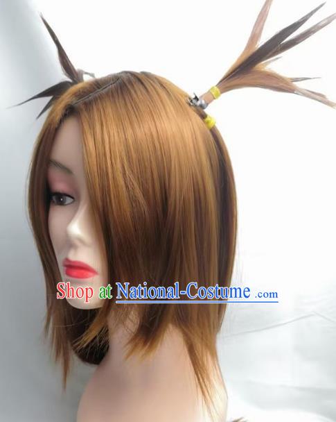 Boruto Akimichi Chocho Pigtail Cosplay Wig