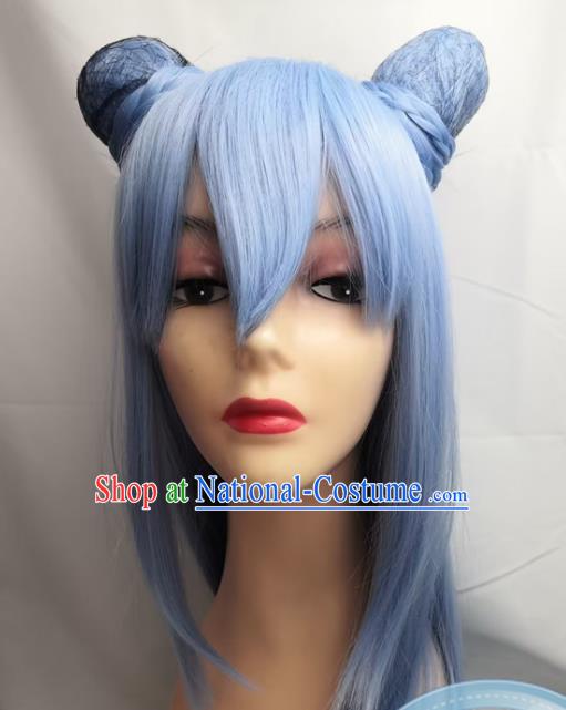 Cosplay Fake Hair Virtual Vtuber Inuyama Tamaki Hair Bag Maruko Custom Made Wig