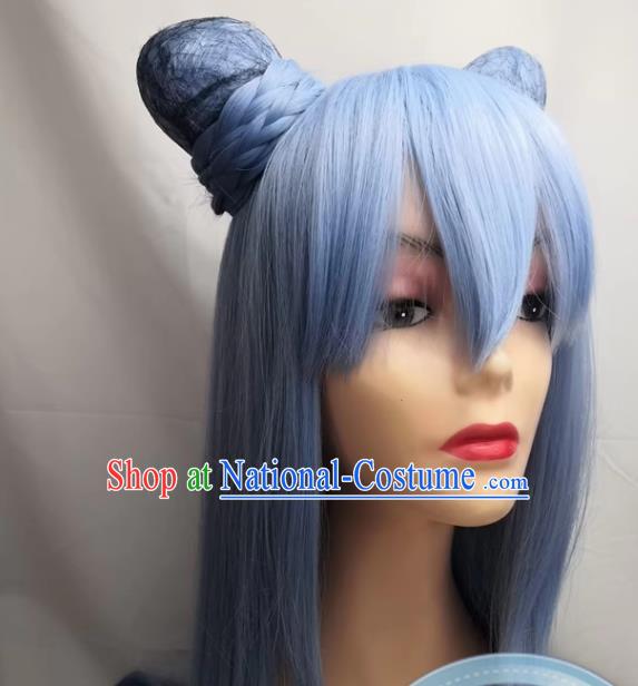 Cosplay Fake Hair Virtual Vtuber Inuyama Tamaki Hair Bag Maruko Custom Made Wig