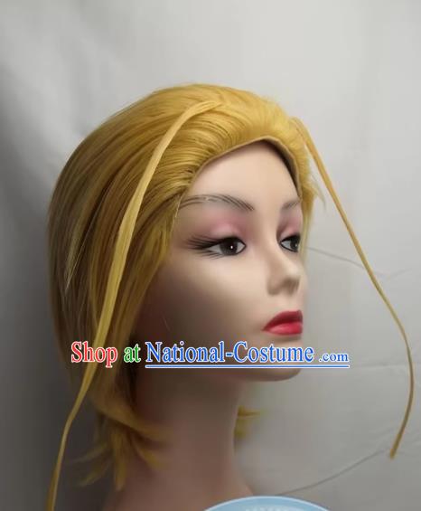 COSPLAY Kingdom Hearts Cos Laxian Hairy Cockroach Mustache Short Wig