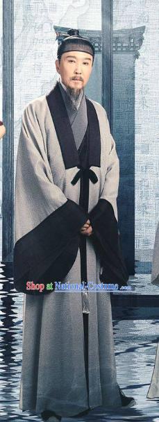 Ancient Chinese Ming Dynasty Squire Clothing Drama Under The Microscope Country Gentleman Fan Yuan Costumes