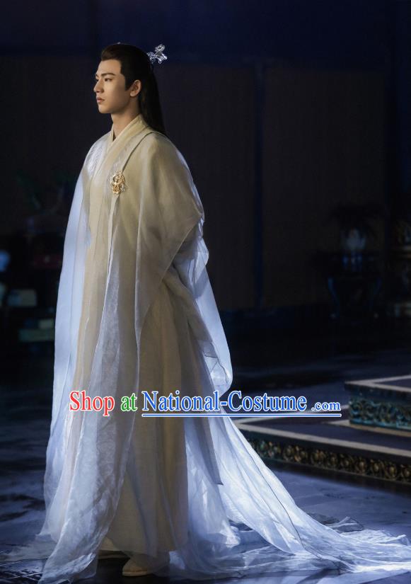 Chinese Ancient Noble Childe Garment Costumes TV Series Love Between Fairy and Devil Immortal Chang Heng Clothing