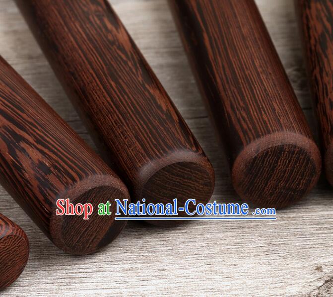 Handmade Chinese Lion Dance Drum Sticks Professional Wenge Jichi Wood Drumsticks