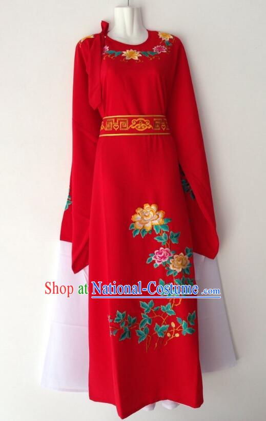 Chinese Ancient Scholar Clothing Beijing Opera Xiaosheng Costume Shaoxing Opera Jia Baoyu Red Robe