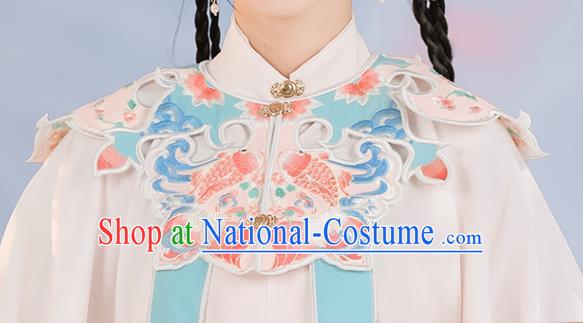 Chinese Traditional Hanfu Long Blouse and Skirt Ming Dynasty Young Lady Clothing Ancient Princess Dresses