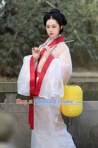 Chinese Han Dynasty Princess Garment Costume Ancient Young Woman Dresses Traditional Han Fu