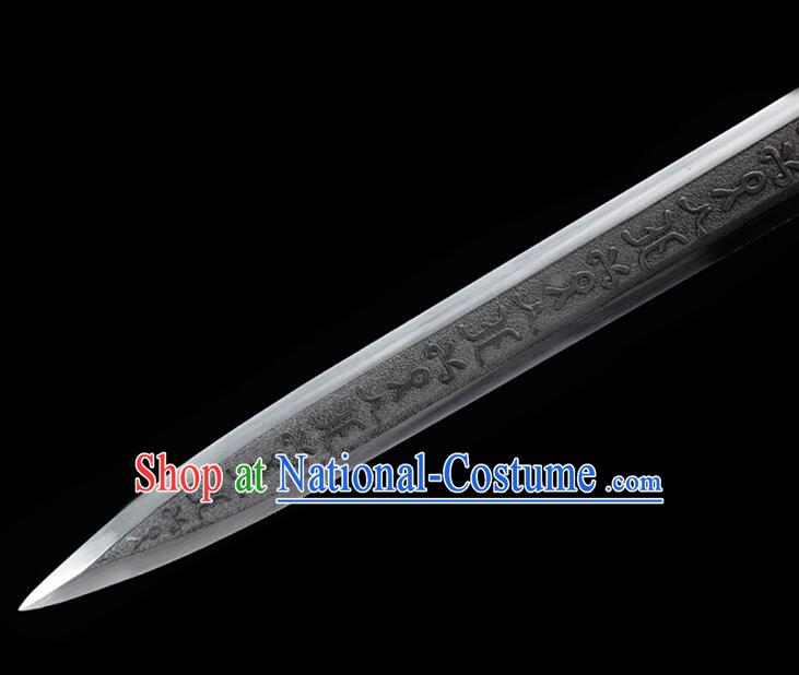 Chinese Qin Dynasty General Sword Handmade Carving Sword Ancient TV Series Sword