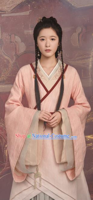 TV Series Love Like The Galaxy Cheng Yang Dress Chinese Han Dynasty Garment Costumes Ancient Noble Lady Clothing