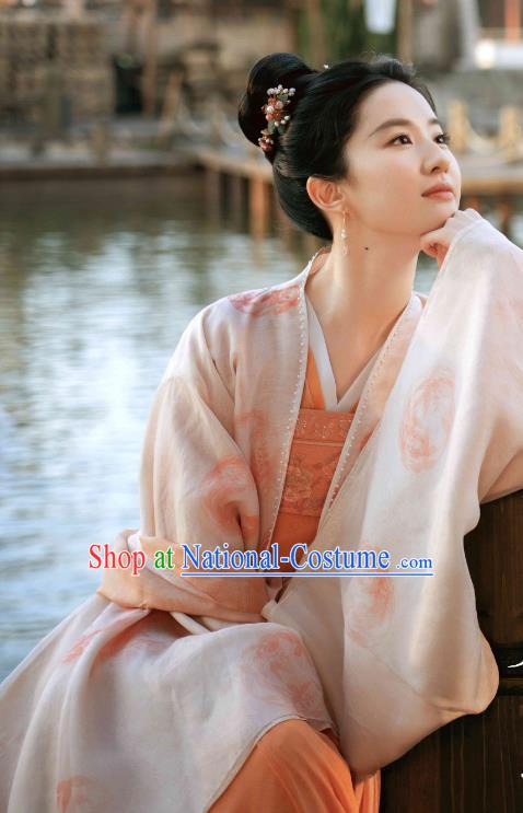 Chinese Song Dynasty Young Lady Historical Costumes Ancient Dance Woman Clothing TV Series A Dream of Splendor Zhao Pan Er Dresses