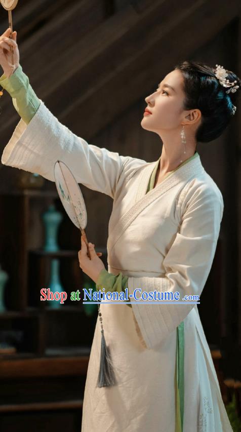 Chinese Song Dynasty Young Woman Historical Costumes Ancient Dance Beauty Clothing TV Series A Dream of Splendor Zhao Pan Er Dresses