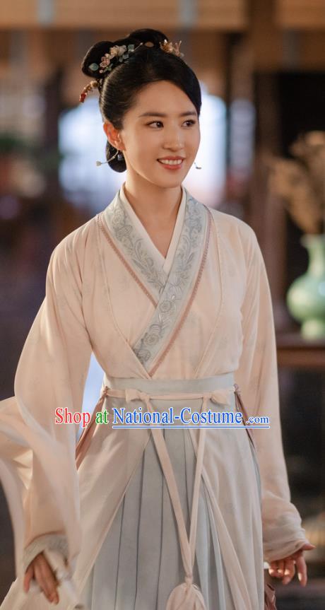 Chinese Ancient Young Woman Clothing TV Series A Dream of Splendor Zhao Pan Er Dresses Song Dynasty Female Civilian Historical Costumes