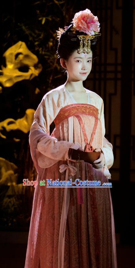 Chinese Drama A Dream of Splendor Hanfu Dresses Tang Dynasty Historical Costumes Ancient Noble Lady Clothing