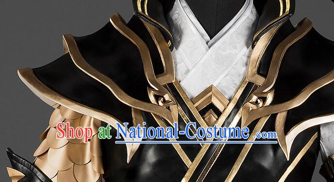 Top Handmade Cosplay Costumes Jian Xia Qing Yuan Online Cang Yun Young Hero Armor Complete Set