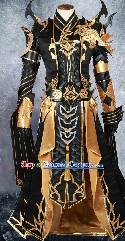 Top Jian Xia Qing Yuan Online Cang Yun Costumes Handmade Cosplay Young Hero Outfit Complete Set