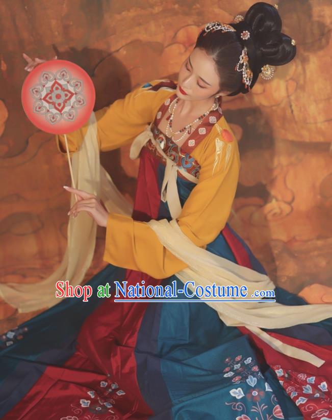 China Hanfu Dress Tang Dynasty Empress Clothing Ancient Court Woman Costumes