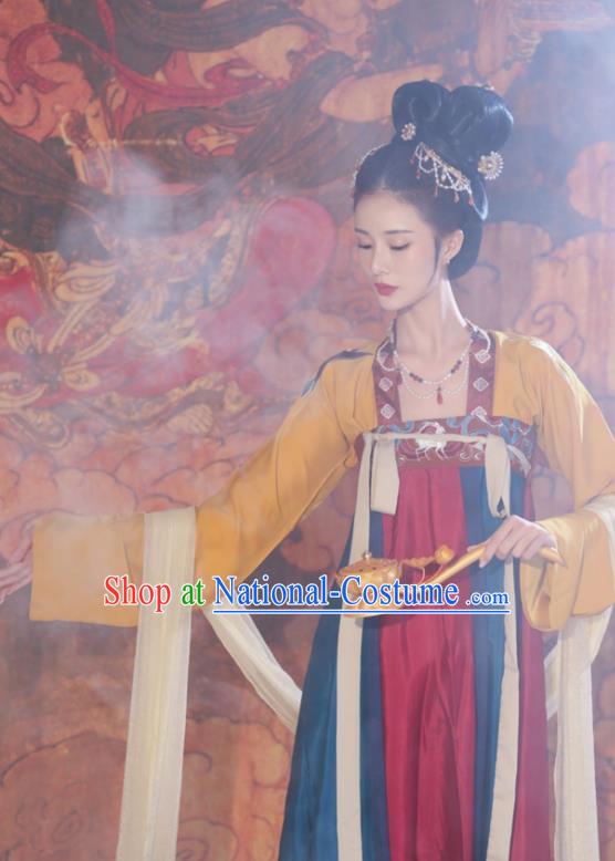 China Hanfu Dress Tang Dynasty Empress Clothing Ancient Court Woman Costumes