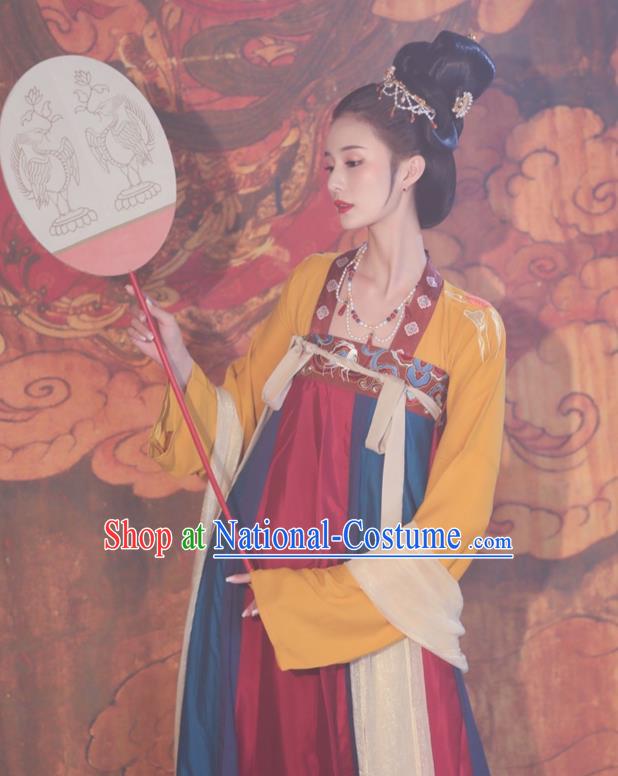 China Hanfu Dress Tang Dynasty Empress Clothing Ancient Court Woman Costumes