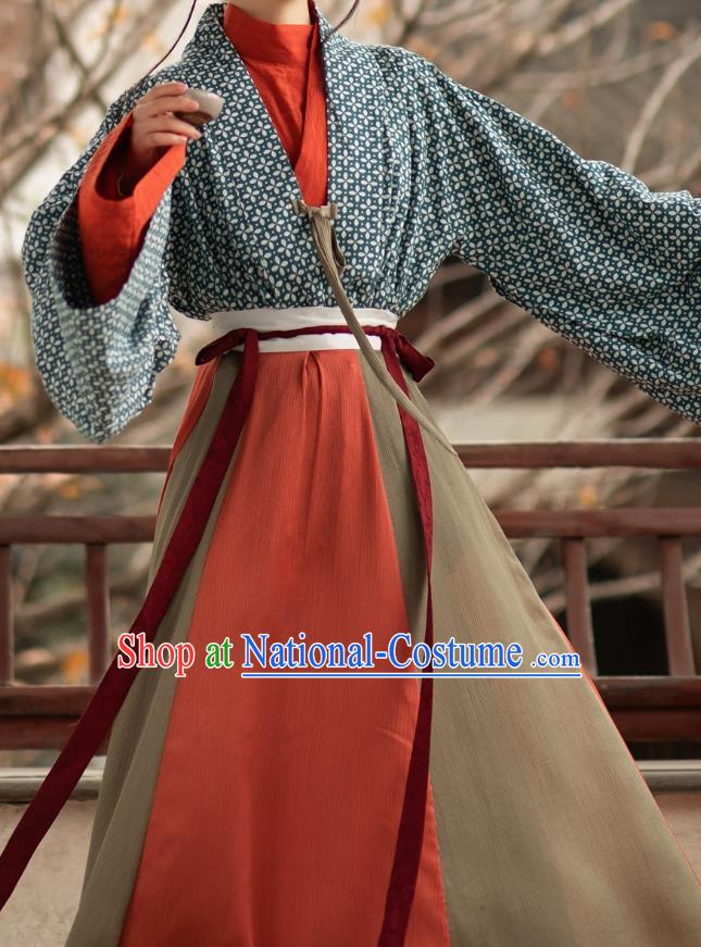 China Ancient Princess Costumes Hanfu Dress Wei Jin Northern and Southern Dynasties Empress Clothing