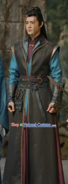 Chinese Ancient Hero Garment Costumes Swordsman Clothing Drama The Blood of Youth Tang Lian Fashion