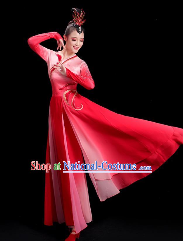 China Waist Drum Dance Fashion Folk Dance Clothing Women Group Stage Show Uniform Yangko Dance Costume