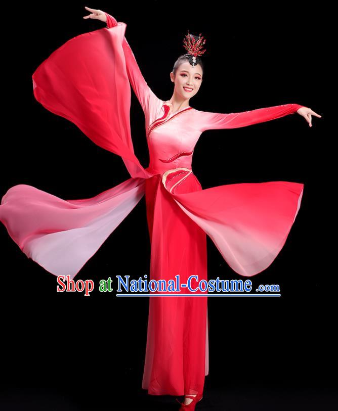 China Waist Drum Dance Fashion Folk Dance Clothing Women Group Stage Show Uniform Yangko Dance Costume