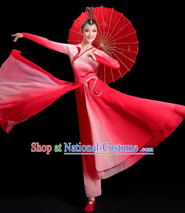 China Waist Drum Dance Fashion Folk Dance Clothing Women Group Stage Show Uniform Yangko Dance Costume