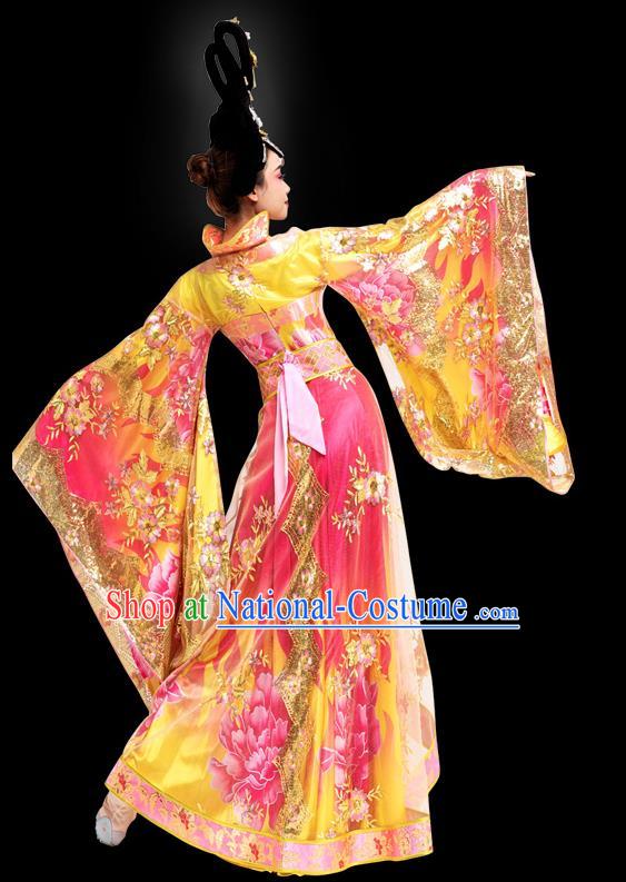 China Ancient Empress Clothing Woman Stage Show Costume Tang Dynasty Queen Wu Zetian Costume